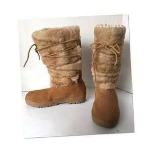 J CREW shearling ADIRONDACK WINTER BOOTS